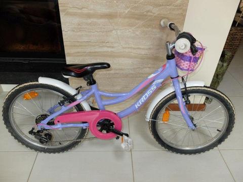 Rowerek dla dziewczynki 6-8 lat, aluminiowa rama, koła 20