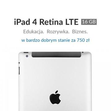 iPad 4 Retina 16Gb WiFi LTE