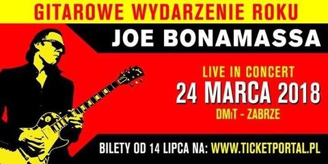 Bilet na koncert Joe Bonamassa
