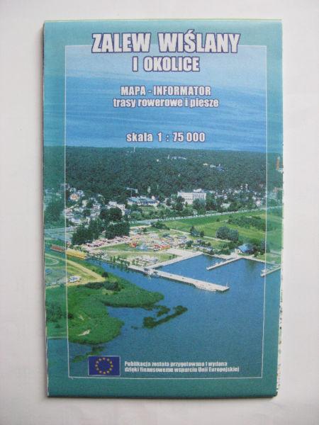 Zalew wiślany i okolice mapa