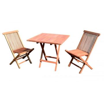 Zestaw drewniany stół + 2 krzesła NIEMIECKI NOWY