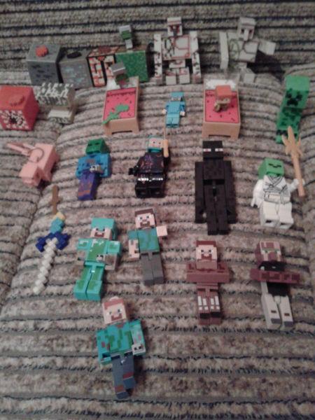 Zestaw zabawek Minecraft,gry planszowe,spinnery,figurki