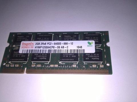 Pamięć RAM DDR2 2GB laptop HYNIX