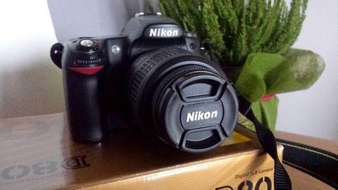 Nikon D80 Body + obiektyw AF-S Nikkor 18-55mm