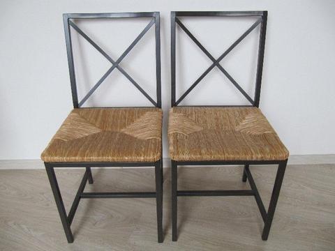 Sprzedam 2 krzesła z Ikei z plecionymi siedziskami, Mokotów