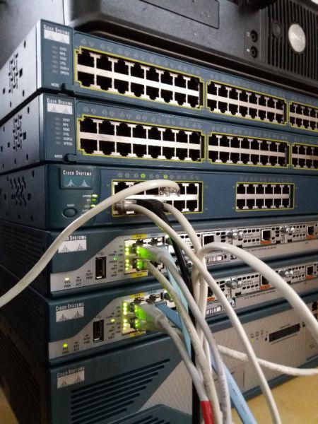 Zestaw sieciowy Cisco! Do firmy lub do nauki konfiguracji sieci