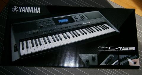 Yamaha PSR E-453, keyboard, stan b. dobry, gwarancja, pokrowiec