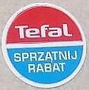 NAKLEJKA TEFAL SELGROS 50% RABATU rabat rabaty taniej tanio naklejki