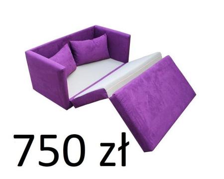 Sofa dla dzieci od 3 do 10 lat z funkcją spania