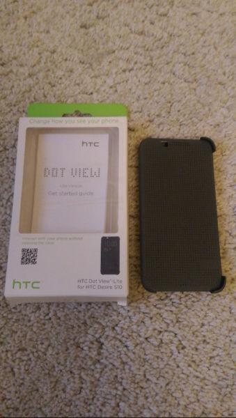 Etui DOT VIEW do HTC Desire 510 grafit szary