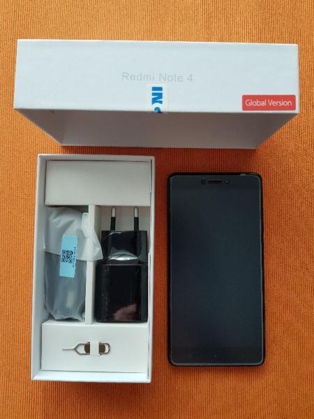 Xiaomi Redmi Note 4 DUAL SIM 3/32 gb NOWY telefon w kolorze czarnym