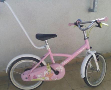 Rowerek dla dziewczynki B'TWIN 500 Pink Princess 16
