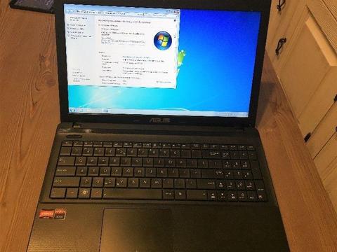 Laptop Asus X55U 15,6 2 GB RAM 250 GB HDD Windows 7