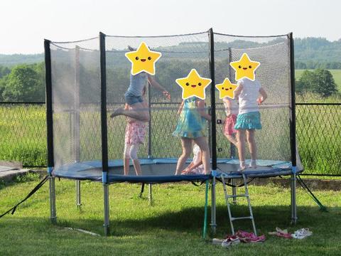 Tania trampolina ogrodowa