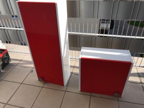 Szafki lakierowane wiszące