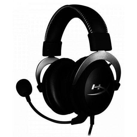 Słuchawki z mikrofonem HYPERX Czarno-srebrny HX-HSCL-SR/NA