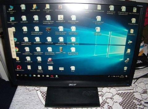 Monitor LCD 19 cali Panorama, Acer, Zamiana