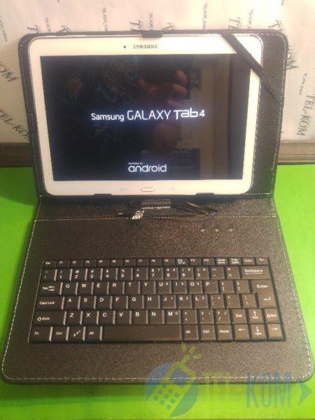Ładny Tablet SAMSUNG Galaxy TAB 4 SM-T535 White LTE 10.1 + Klawiatura
