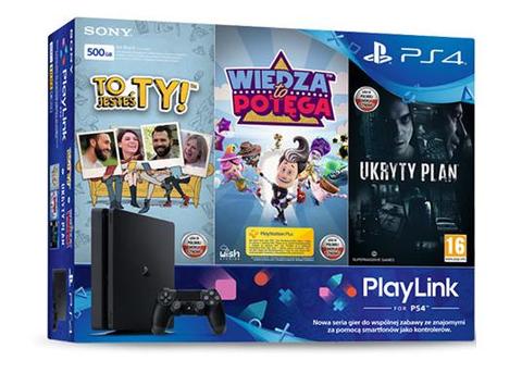 Sprzedam konsolę PlayStation 4 Slim + 3 gry PlayLink