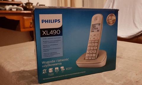 Philips XL490 - nieużywany telefon