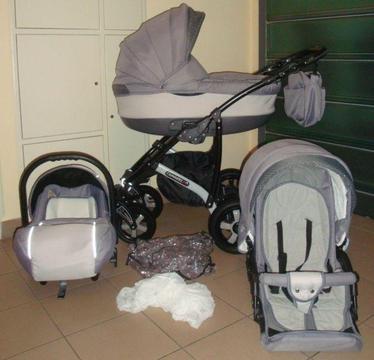 Wózek Camarelo Carera 3 w 1 b. d .stan