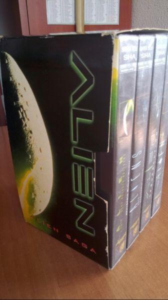 Obcy - Alien Saga 4 x VHS Box