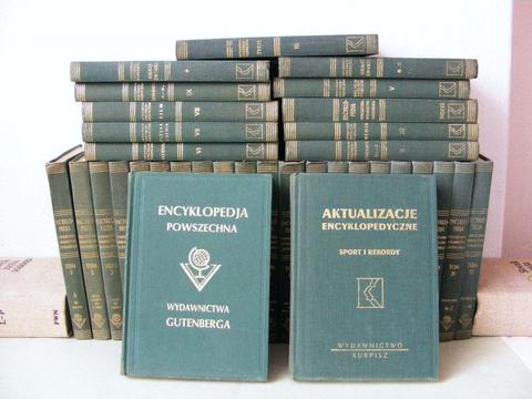 Wielka Ilustrowana Encyklopedia Powszechna Gutenberga 22 t + 12