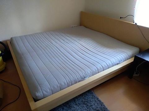 Łóżko Ikea plus materac Sultan