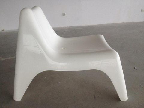 Fotel ogorodowy IKEA biały
