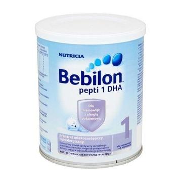 Sprzedam Bebilon pepti DHA 1 + pampersy