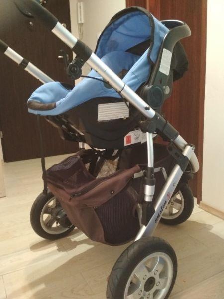 Coletto wózek 3w1 super stan 3 koła LEKKI !!!