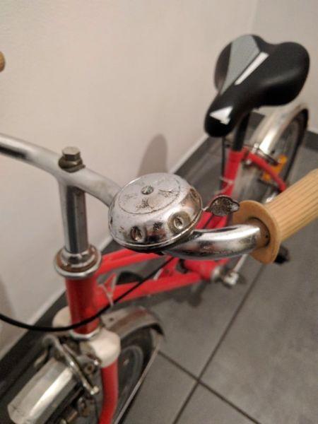 Rowerek PRL (Reksio, Smyk) czerwony, rower 16'