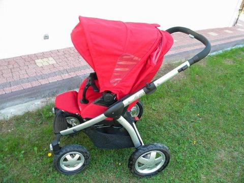 3w1 Maxi Cosi Mura Plus 4 Intense Red spacerówka gondola fotelik cabriofix