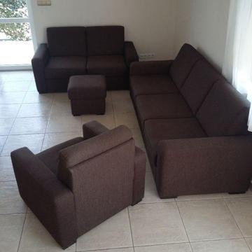 sofa 3+2+pufa fotel gratis