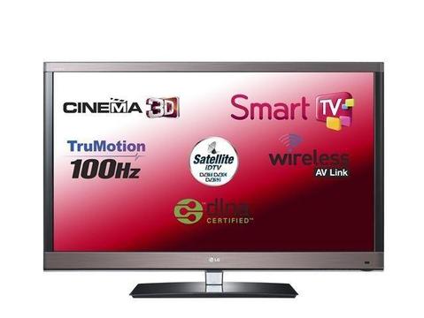 Smart Tv LED LG 47 cali 47LW570S FULL HD 3D tuner Satelitarny + 5 szt okularów 3D