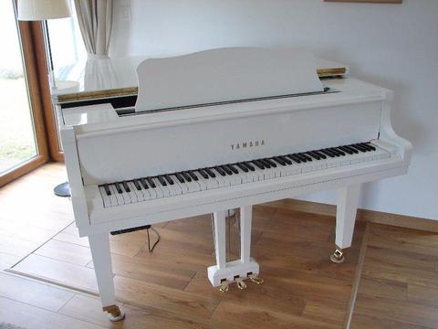 Biały fortepian cyfrowy Yamaha GT7 Gran Touch pianino elektryczne cyfrowe