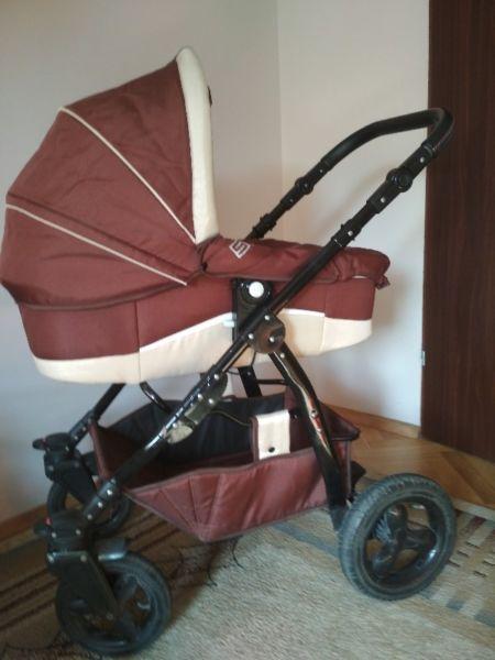 OKAZJA! wózek jak nowy idealny stan 3w1 wielofunkcyjny
