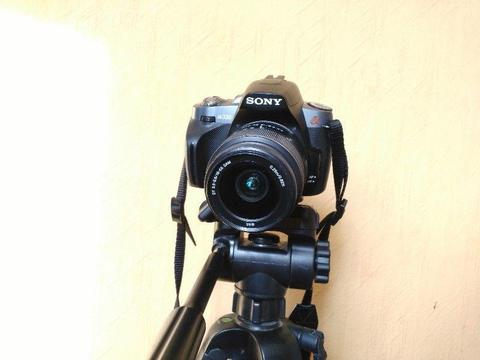 Okazja,Sony alpha a 330+ statyw! Super stan