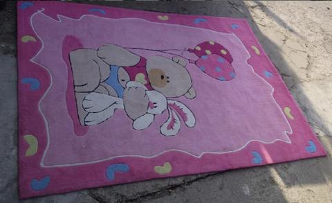 Piękny różowy dywan dziewczęcy 160x220