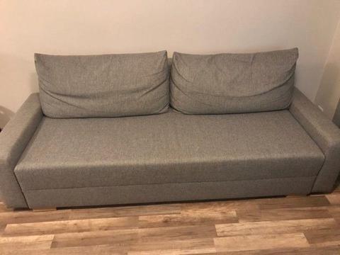 Sprzedam sofę 3 osobową rozkładaną GRÄLVIKEN IKEA szary