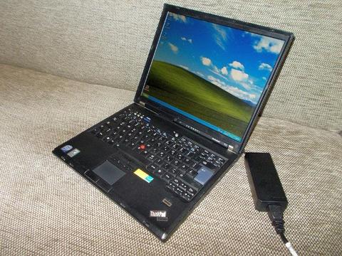 Laptop Lenovo T61 C2D 2x1.8GHz/2GB/120/WinXP Prof