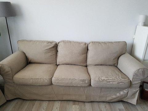 EKTORP sofa 3 osobowa + fotel