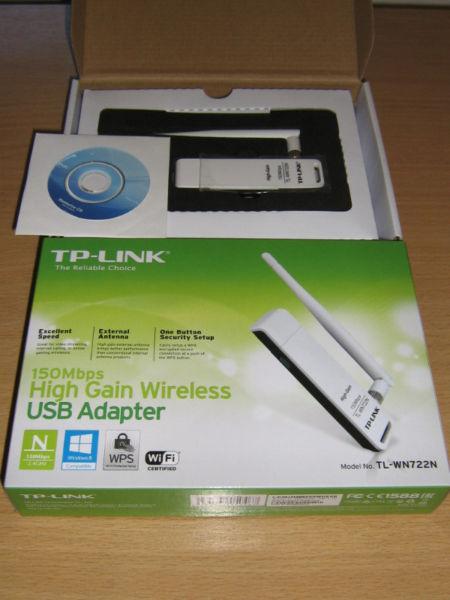TP-LINK TL-WN722N NOWA Karta sieciowa WI-FI USB 150Mbps 4dBi
