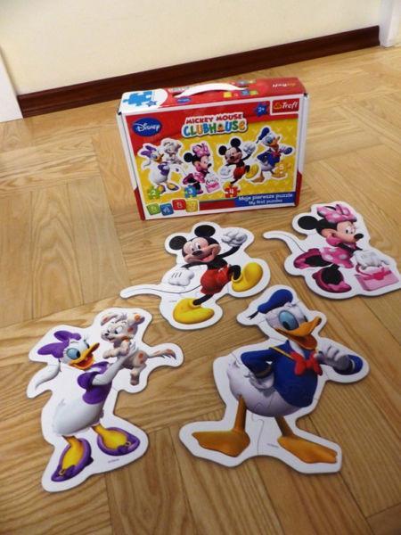 Puzzle Myszka Minnie idealne na Dzień dziecka dla 2-latka!