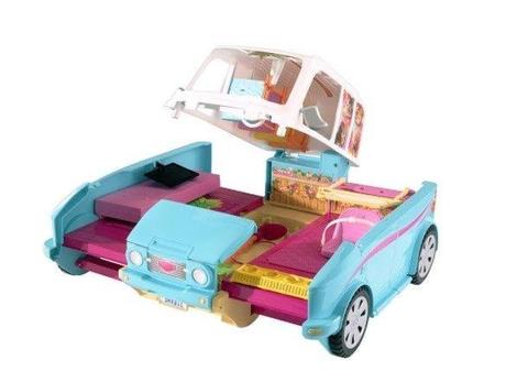 Lalka MATTEL Barbie Wakacyjny pojazd piesków