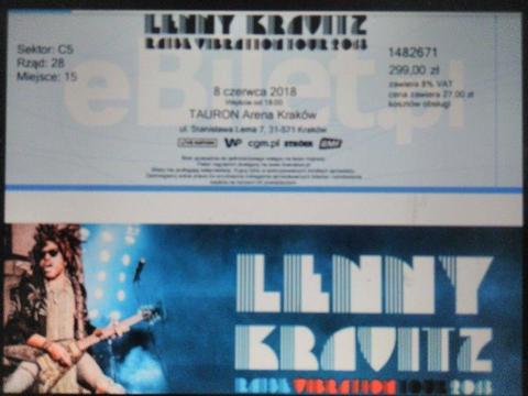Bilet na koncert Lenny Kravitz