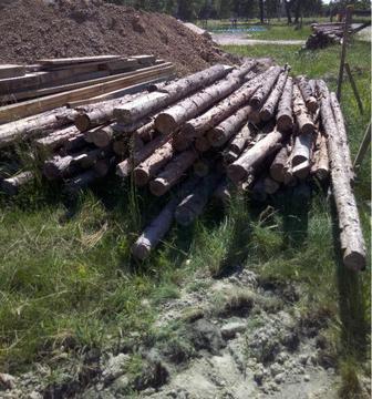 Drewniane stemple budowlane - Rusiec koło Nadarzyna