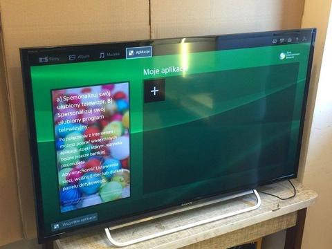 SONY KDL-40W605B Telewizor LED SMART TV jak NOWY!