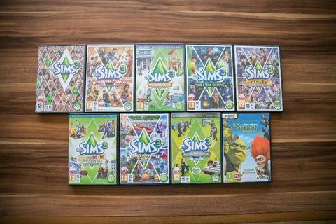 The Sims 3 + 7 dodatków + gra Shrek Forever