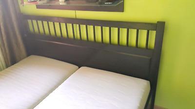 Łóżko sypialniane wenge 200x180cm